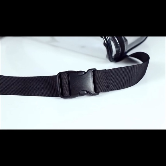 CLEAR FANNY PACK | Adjustable Plus Sized Waist| Stadium Approved | Waterproof - Picture 10 of 16